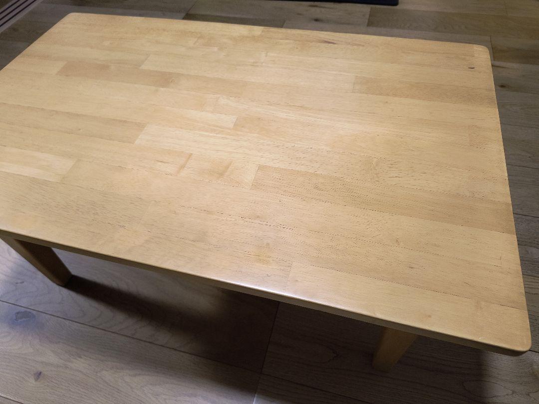 無印良品 折りたたみローテーブル (幅80cm 奥行50cm 高さ36cm)