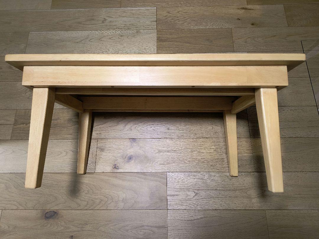 無印良品 折りたたみローテーブル (幅80cm 奥行50cm 高さ36cm)