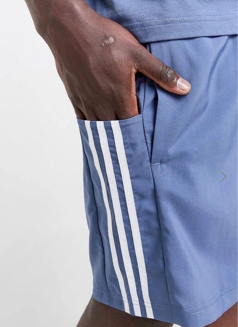 英国限定【アディダス】チェルシーショーツ 3ストライプス 青 新品未使用・英国限定adidas チェルシーショーツ 3ストライプス