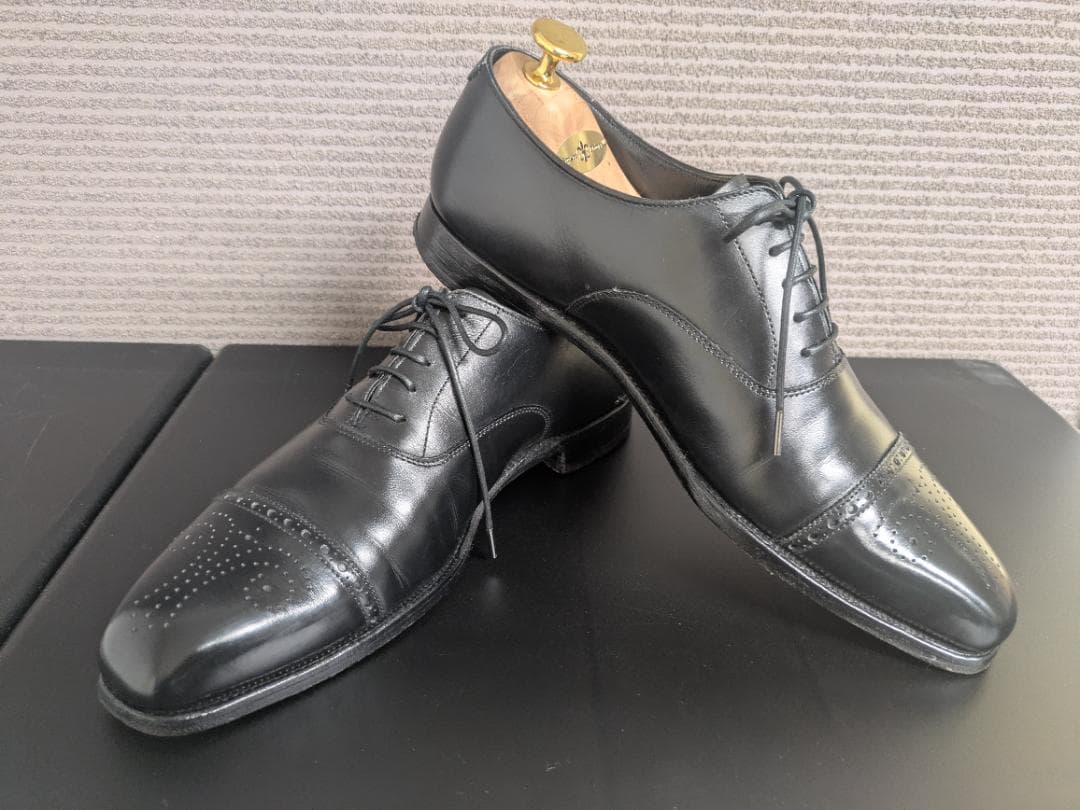 575.CROCKETT&JONES HARLEY セミブローグ 6D - メルカリ