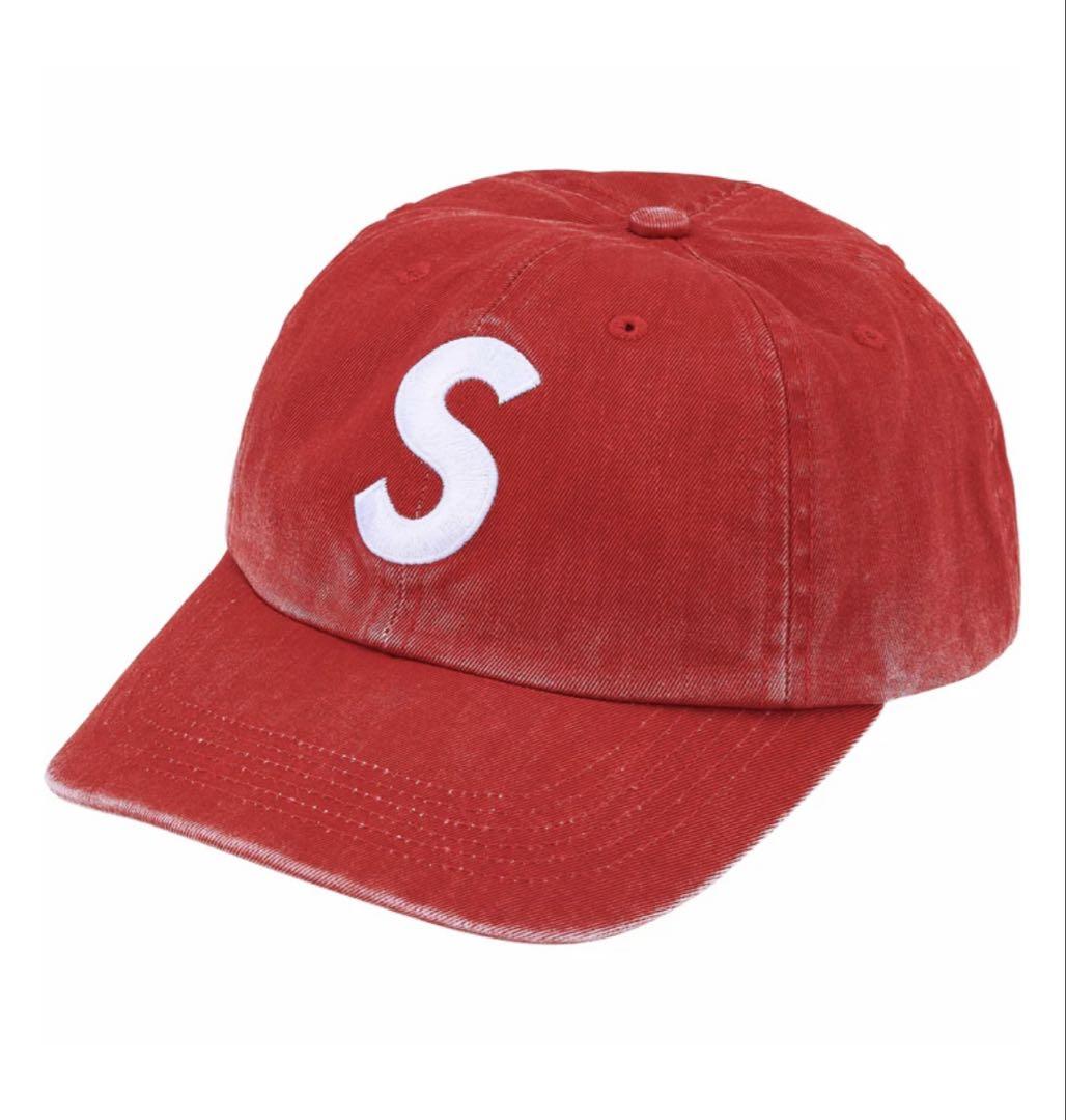 Supreme Pigment Coated S Logo 6-Panel (SS25) - $54