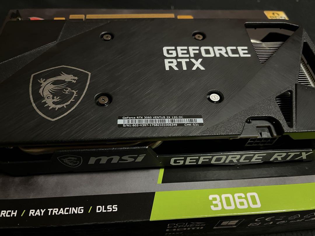 グラフィックボード・グラボ・ビデオカード MSI GeForce RTX 3060 VENTUS 2X 12G OC