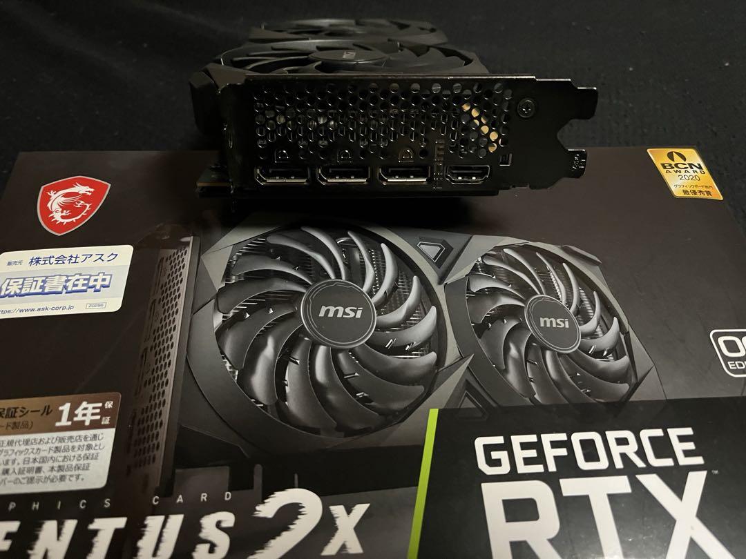 グラフィックボード・グラボ・ビデオカード MSI GeForce RTX 3060 VENTUS 2X 12G OC