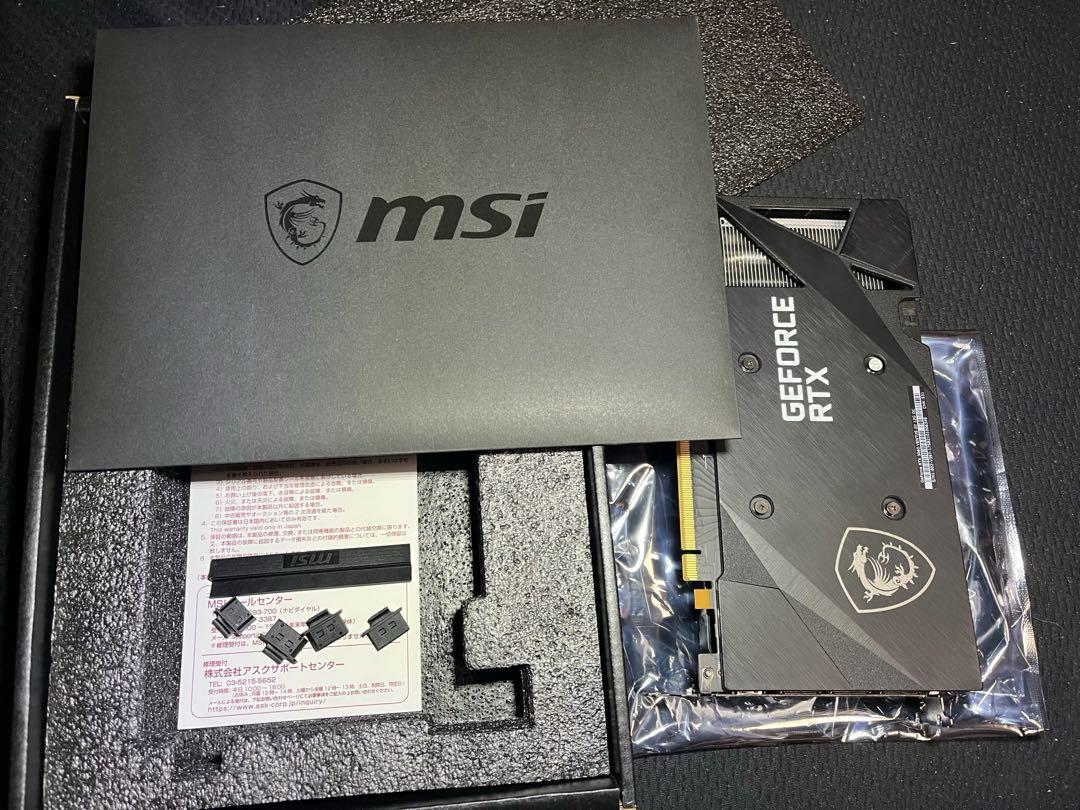 グラフィックボード・グラボ・ビデオカード MSI GeForce RTX 3060 VENTUS 2X 12G OC