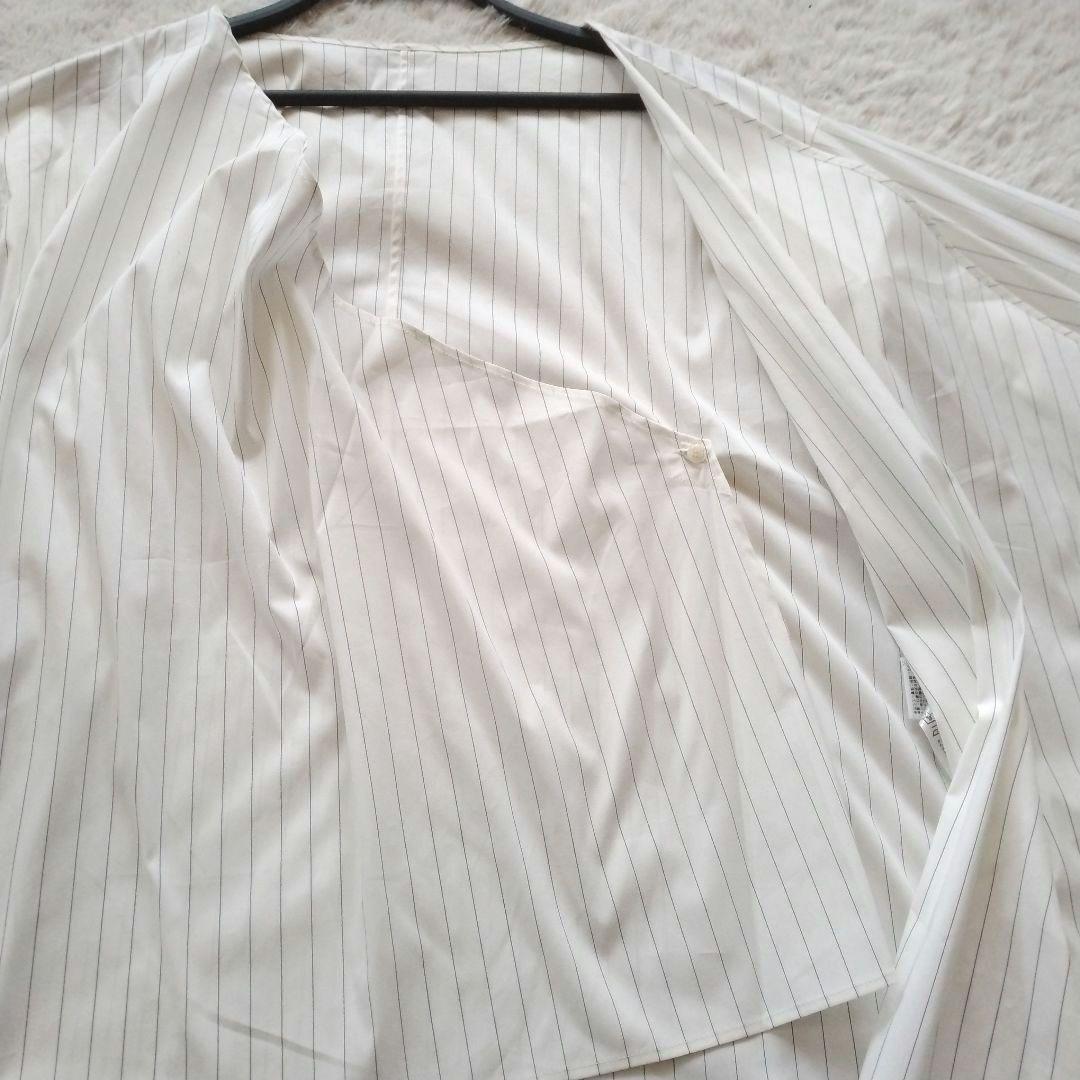 【ドゥズィエムクラス】未使用 カシュクール ラップ シャツ ブラウス ベルト