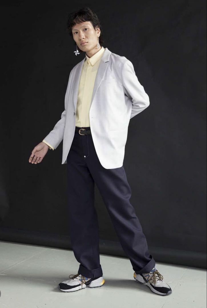 新品 OVERCOATウール デニム ジーンズ