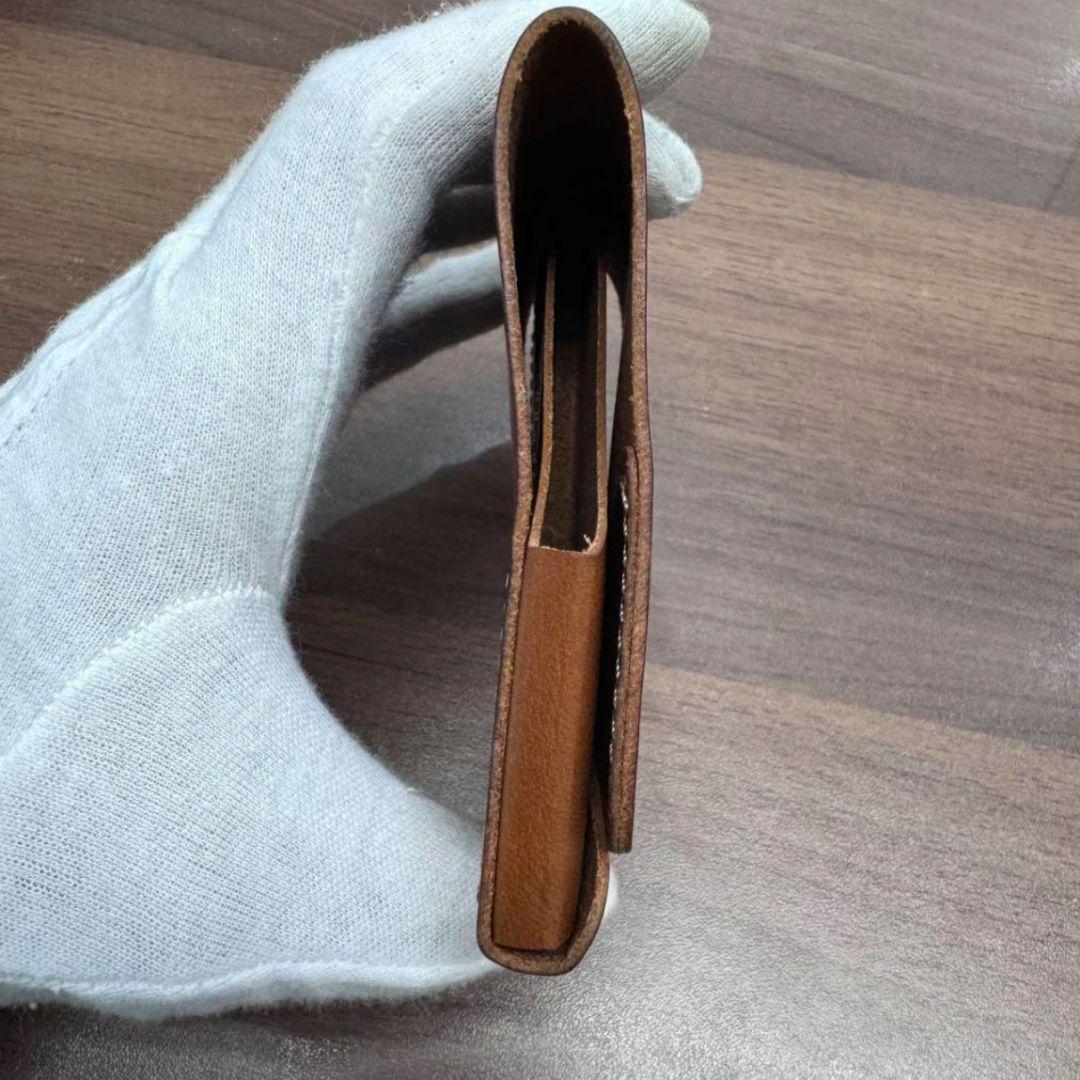 moku ミニマルウォレット SAKU ブラウン 小さい財布 薄い財布