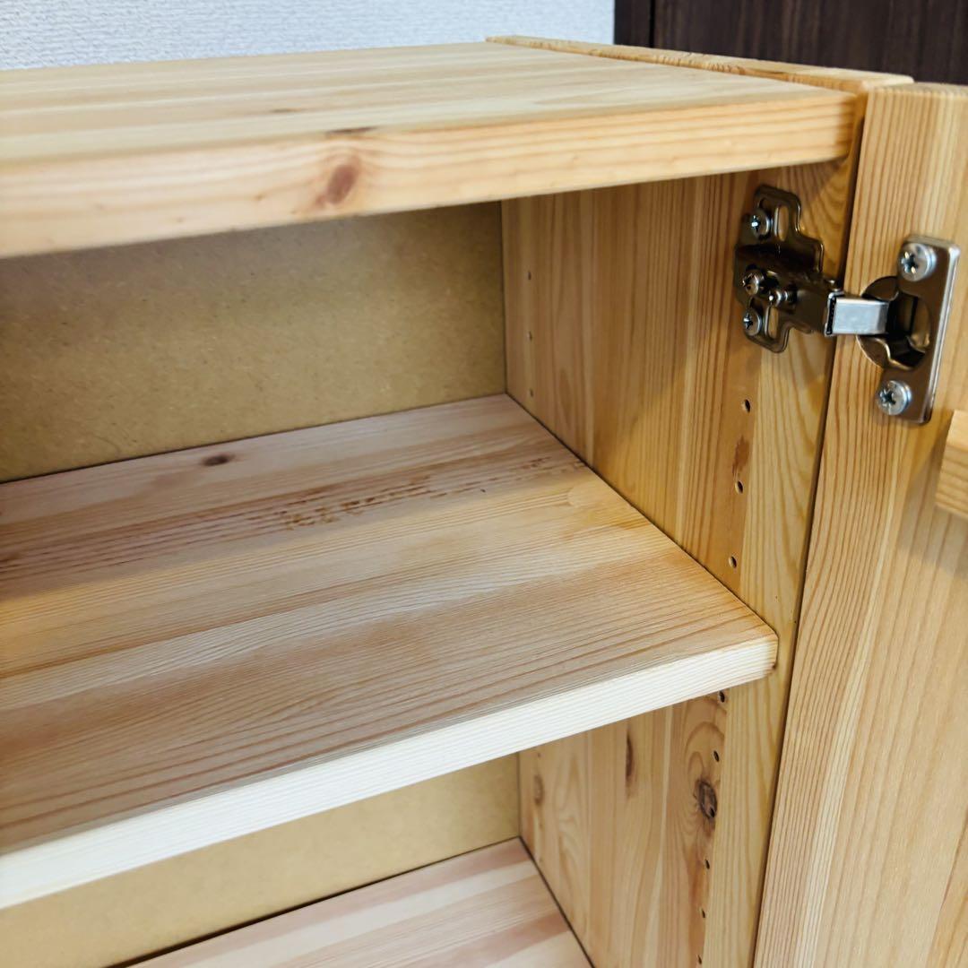 IKEA イケア IVAR イーヴァル　天然木　無垢材 パイン　木製キャビネット