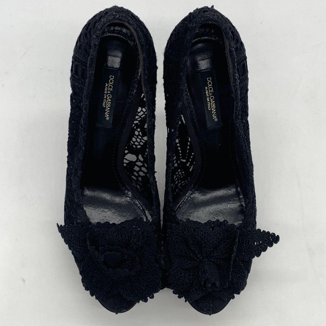 Dolce & Gabbana レース ハイヒール 22.5 美品 DOLCE&GABBANA パンプス ハイヒール レース 36 23.0 - メルカリ