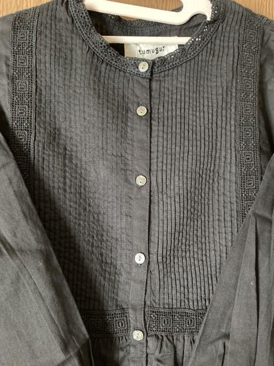 ツムグ tumugu カディコットン ロングシャツ