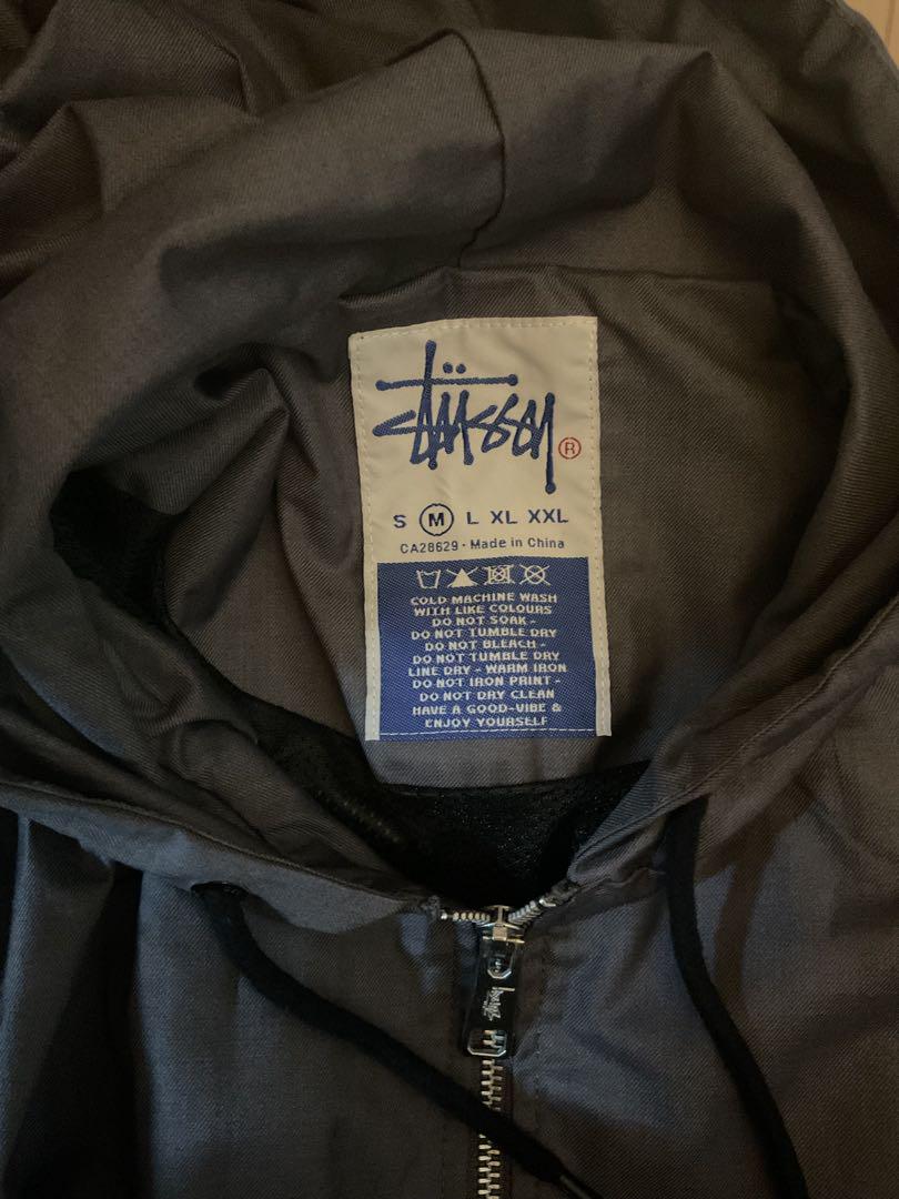 STUSSY ナイロンジャケット グレー