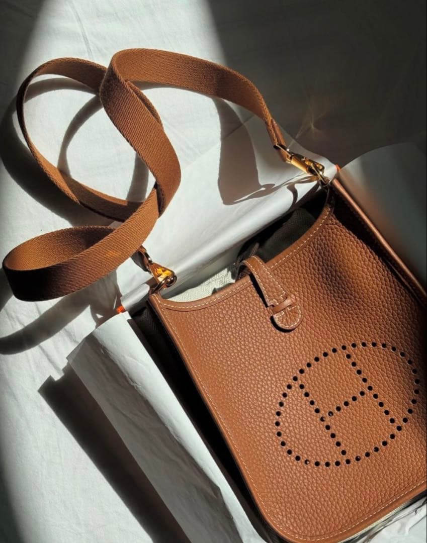 【新品未使用】K刻印ミニエブリン アマゾンTPM ゴールド 金金具