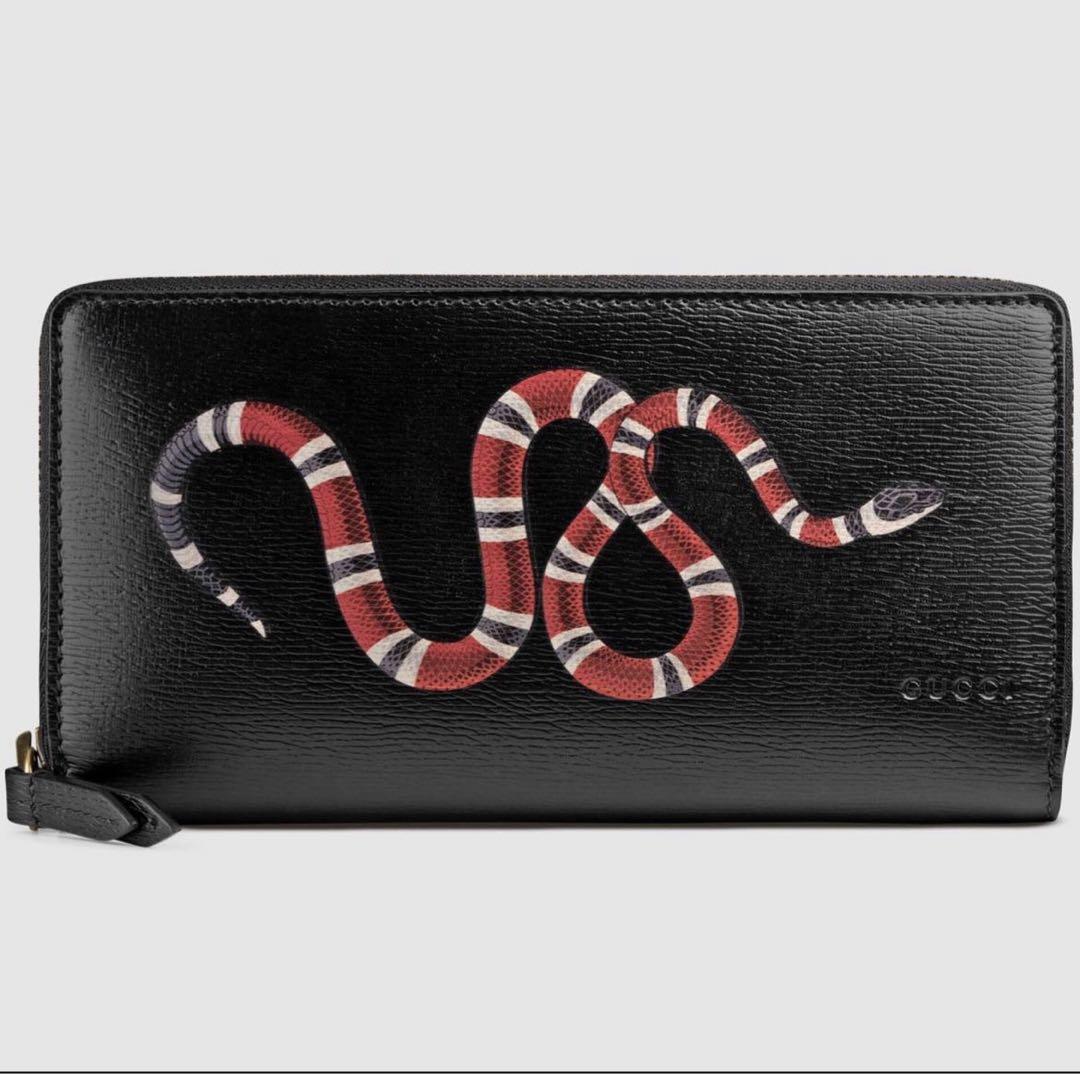 GUCCI グッチ 長財布 スネイク 蛇