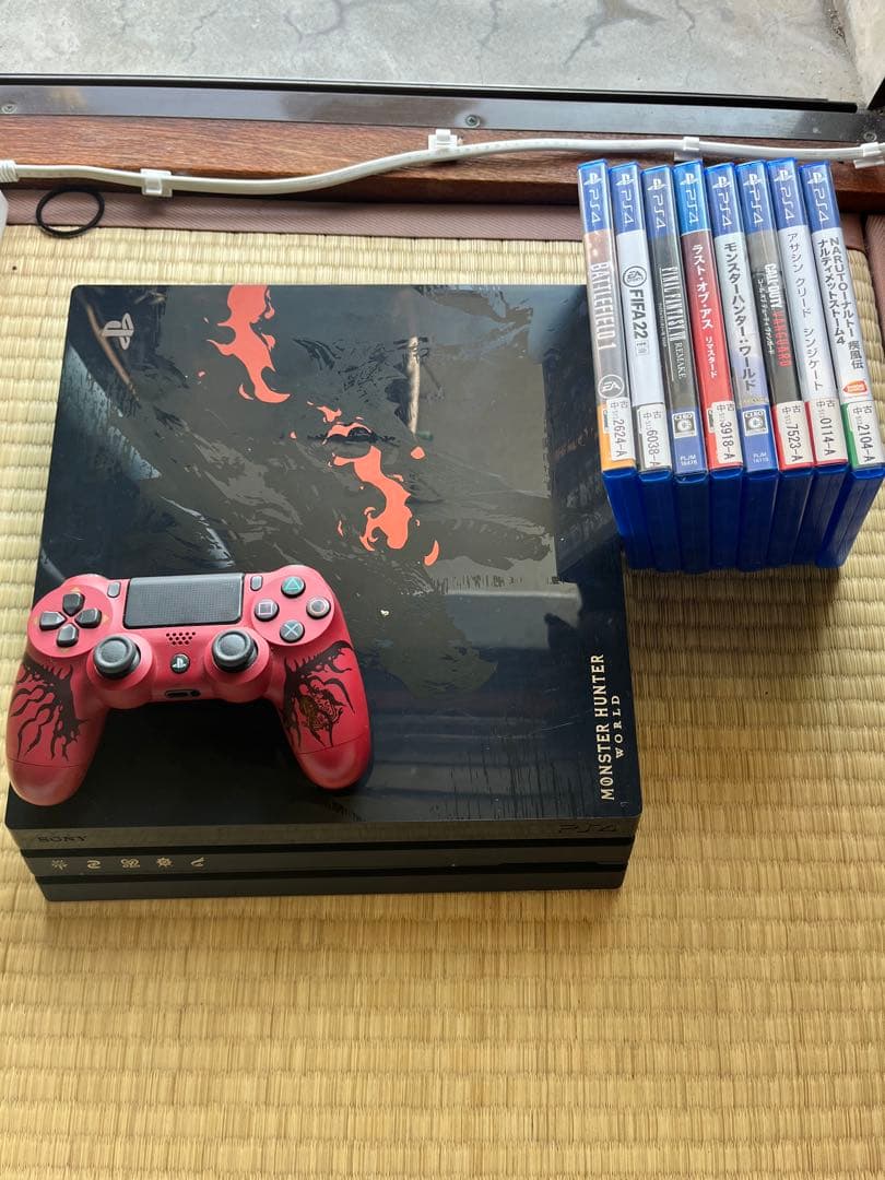 PS4 Pro モンハン SSD換装 ゲーム6本セットPlayStation4
