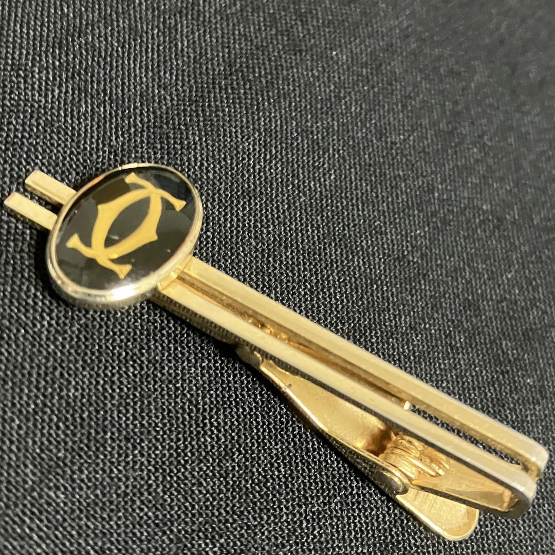 Cartier カルティエ ロゴ エンブレム ネクタイピン
