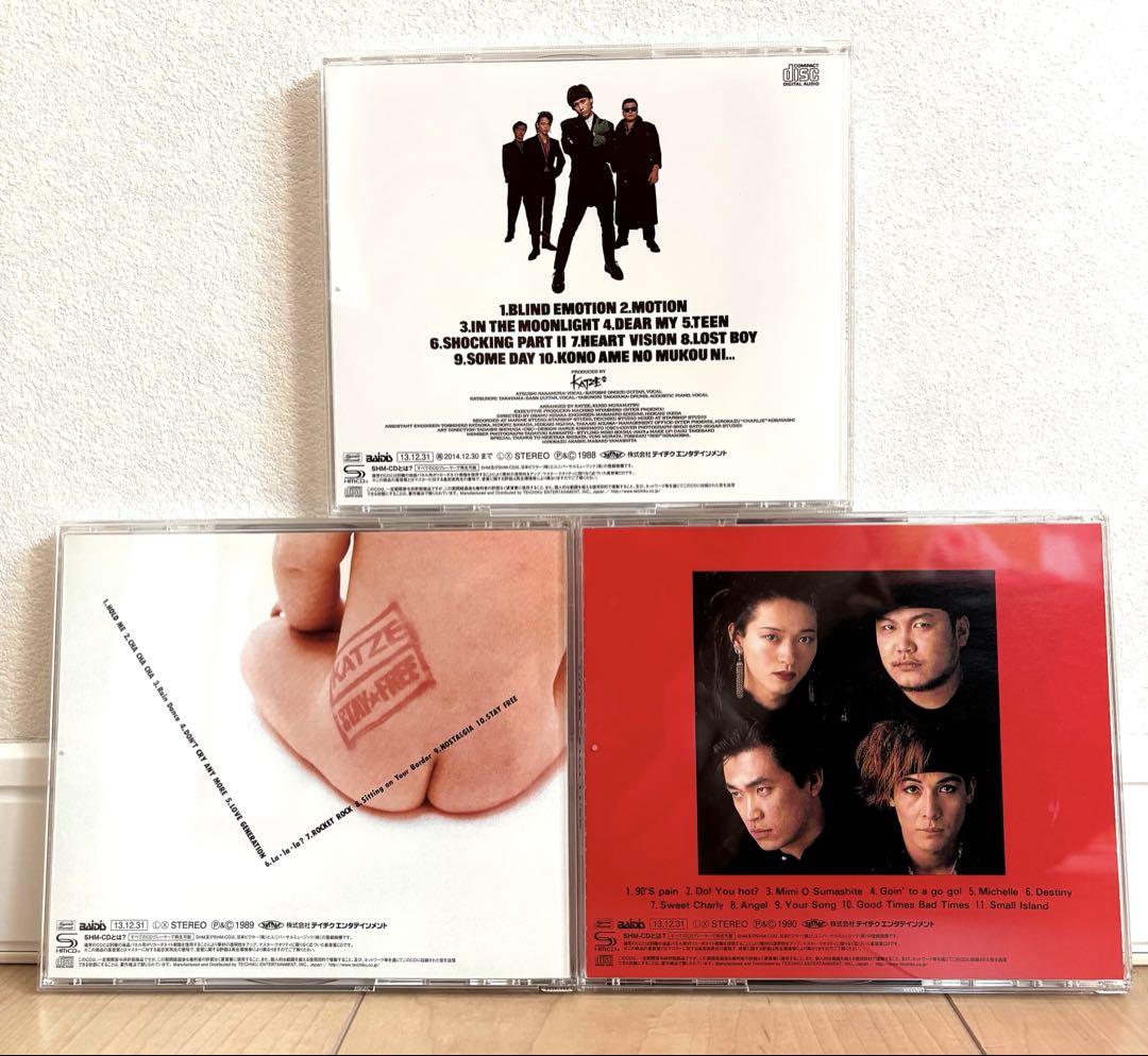 katze カッツェ 3枚セット デジタルリマスター SHM-CD 極美品