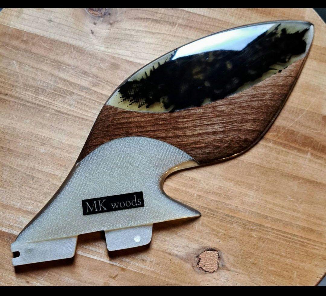 サーフィン・ボディボード Mk woods Twin woodfin FCS2