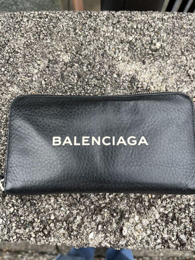BALENCIAGA レザー 長財布 黒