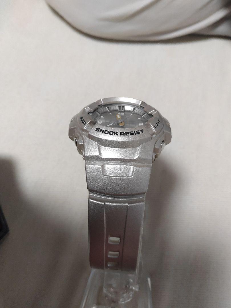 値下げ 新品 CASIO G-SHOCK シルバーメタリック G-100