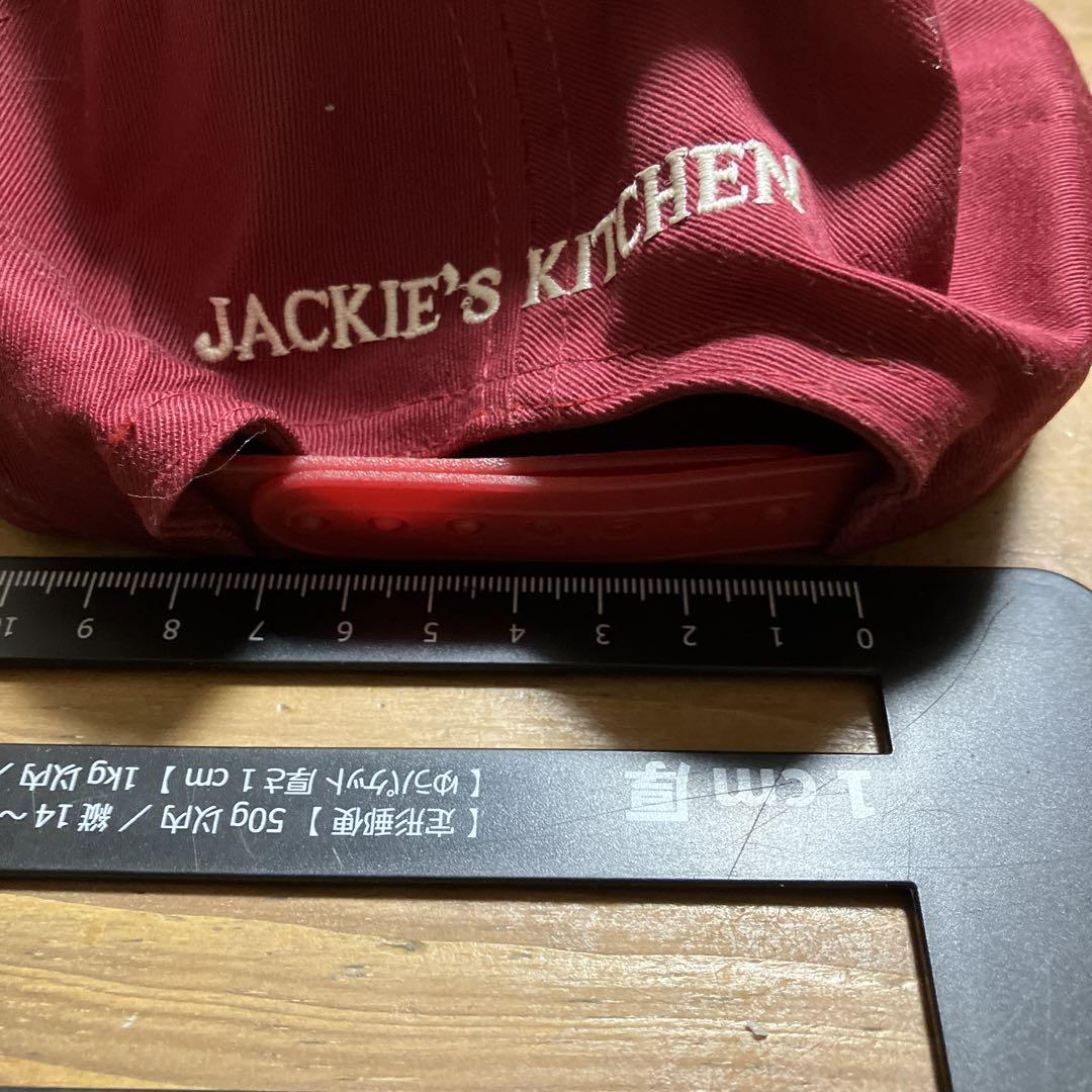 ジャッキーチェン Jackie kitchen 帽子 えんじ色 - メルカリ