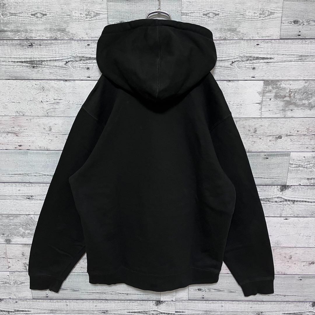 817【美品】ステューシー 刺繍ロゴ ワッペン パーカー 人気 希少 入手困難