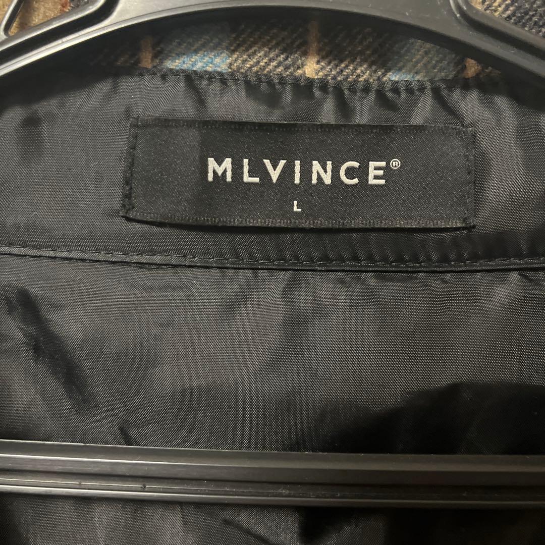 じ*1様 MLVINCE チェックシャツジャケット Lサイズ 美品