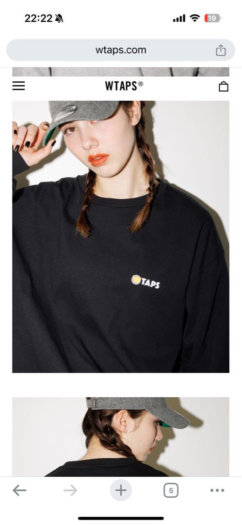 wtaps 25ss TNNL / LS / COTTON colour 黒　3