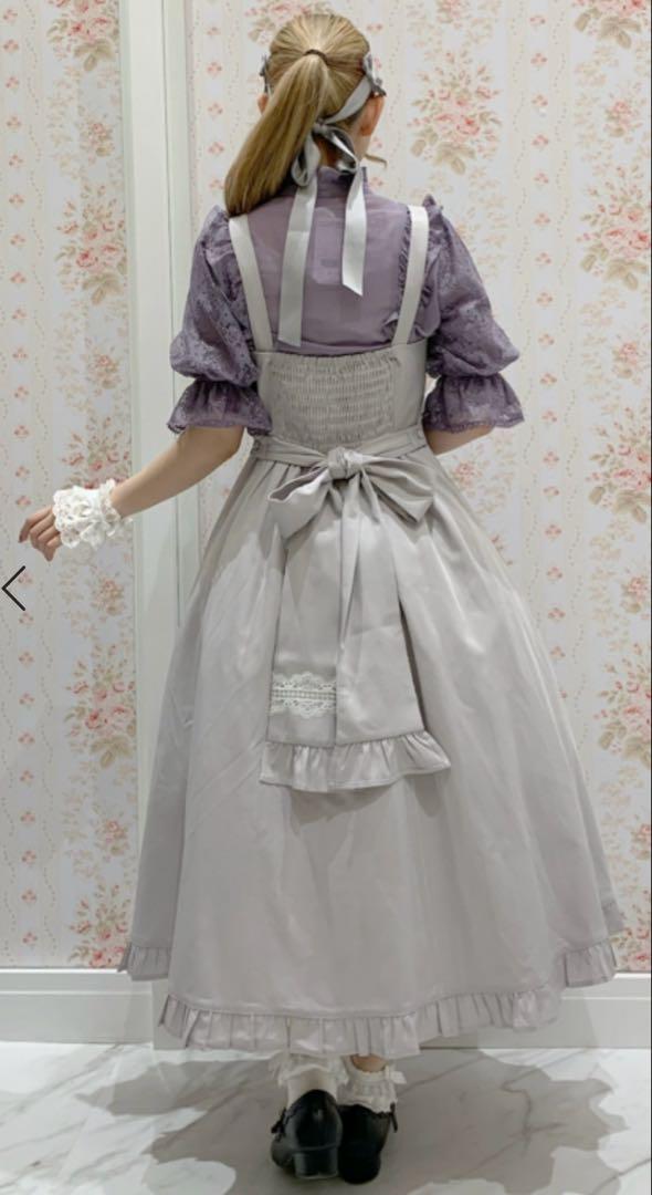 axes femme Chalmiereシュエットジャンパースカート（グレー）