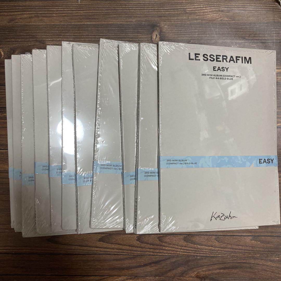 新品未開封】LE SSERAFIM EASY ミニアルバム カズハ 11枚 - メルカリ