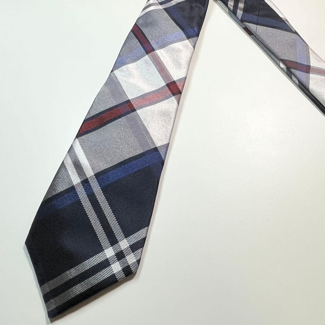 ✨美品✨NEWYORKER ニューヨーカー　ネクタイ　チェック柄　鮮やか