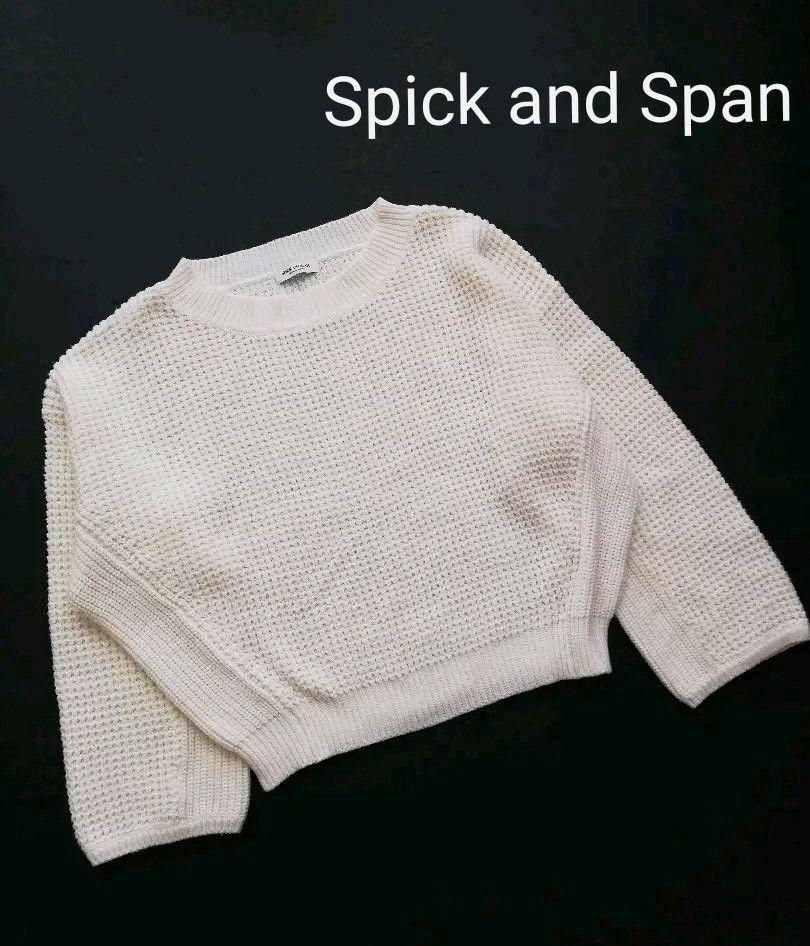 Spick and Span ワッフルプルオーバー FREE ホワイト