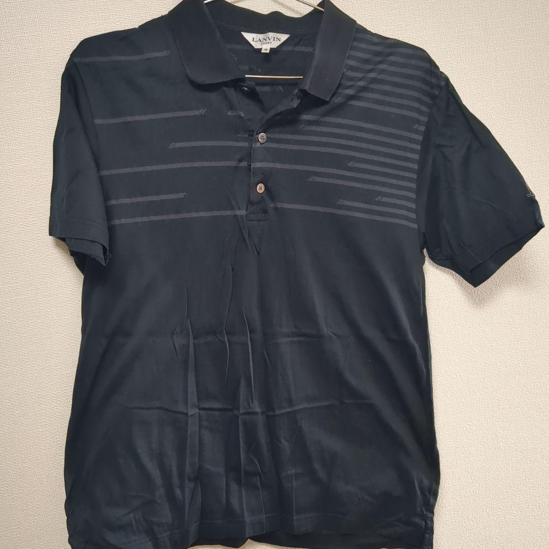 LANVIN SPORT ランバンスポール 速乾生地 半袖 ポロシャツ