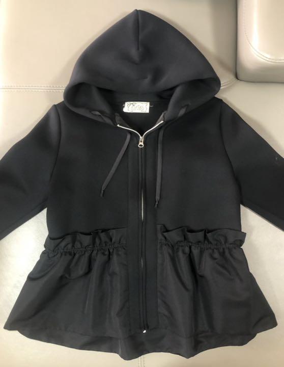 売れ筋がひクリスマスプレゼント! アナナス パーカー ブラック 【SALE/55%OFF】 愛哀傘ジップアップパーカー イルイルイル パーカー