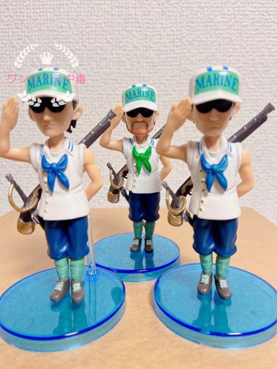 人気新品 ワンピース 海兵 三体セット ワーコレ フィギュア 海軍 頂上決戦 白ひげ コミック アニメ フィギュア 10 619 Shibuya Nob Com
