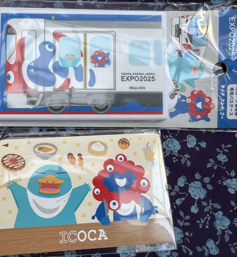 万博会場限定 ICOCA カードケース ミャクミャク イコちゃん