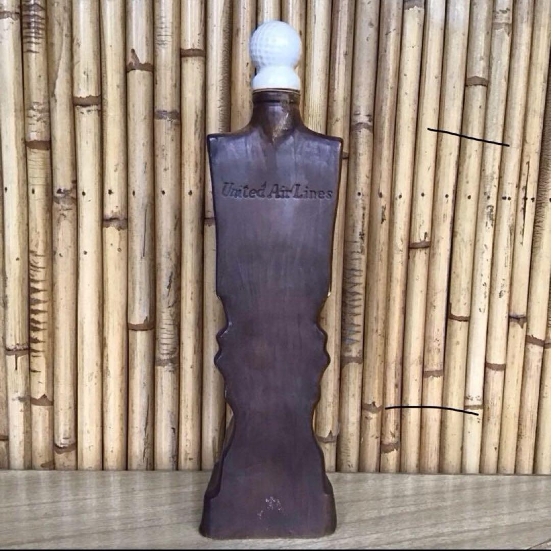 TIKI デキャンタ UNITED航空 1974 ハワイアンオープン TIKI デキャンタ UNITED航空 1974 ハワイアンオープン - メルカリ