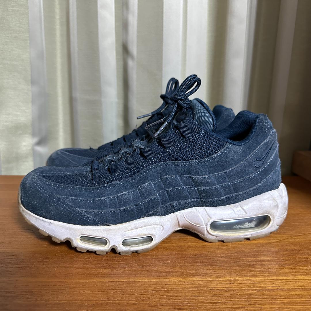 ワンピなど最旬ア! NIKE エアマックス95 ガムソール スウェード25.5