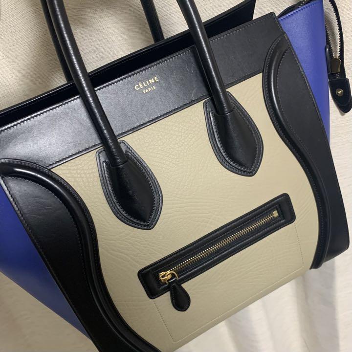 CELINE セリーヌ ラゲージ マイクロショッパー ハンドバッグ