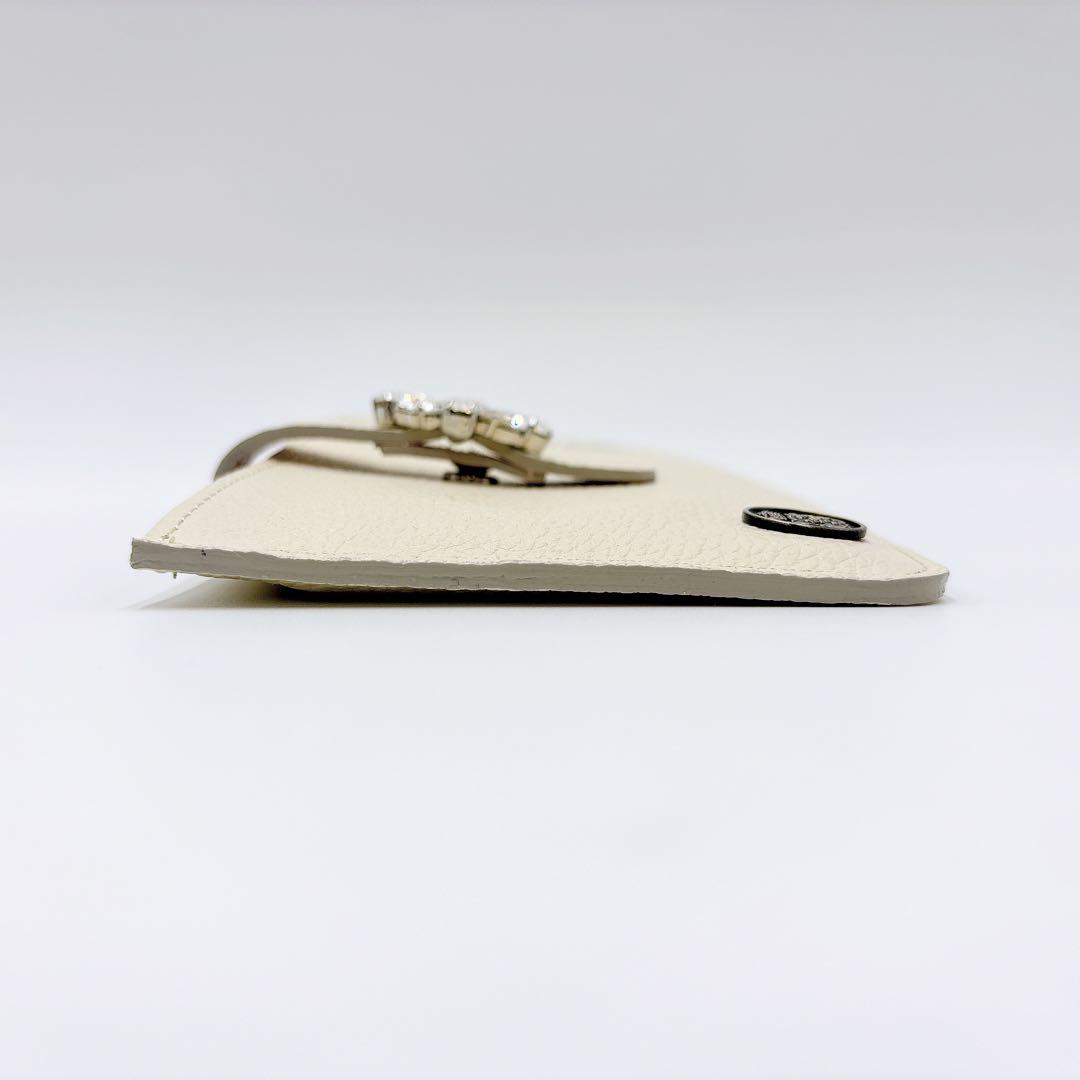 現行 極美品 ＊ ADMJ モーツァルト スワロフスキー スリムウォレット