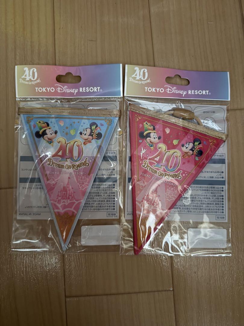【非売品】40周年 サンクスデー ガーランド　東京ディズニーリゾート 東京ディズニーリゾート 40周年ガーランド - メルカリ