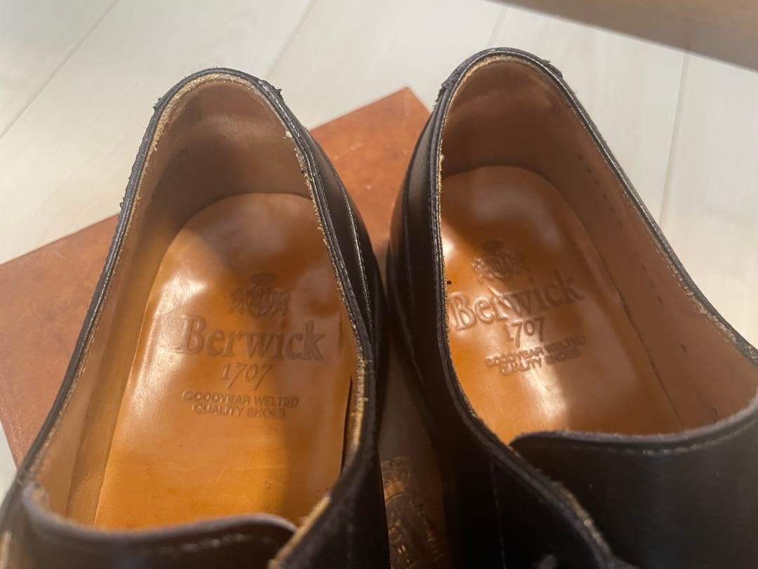 バーウィック/Berwick 4558 外羽根Uチップ UK6/25.5cm バーウィック/Berwick 4558 外羽根Uチップ UK6/25.5cm