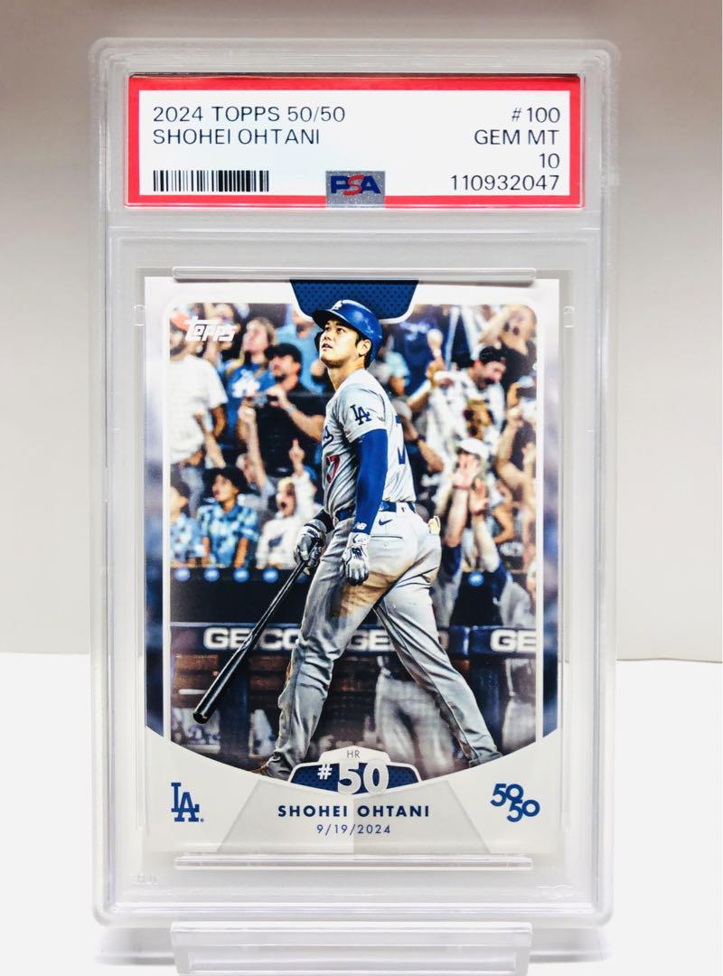 2025 大谷翔平 Topps Box 50|50 100 PSA10