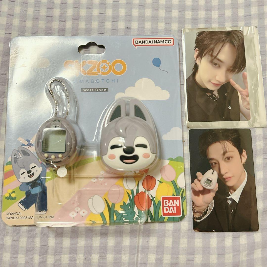 SKZOO たまごっち　Wolf Chan バンチャン　特典トレカ8種セット Stray Kids SKZOOたまごっち ウルフチャン +トレカ8枚セット
