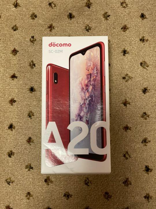 Galaxy A20 レッド