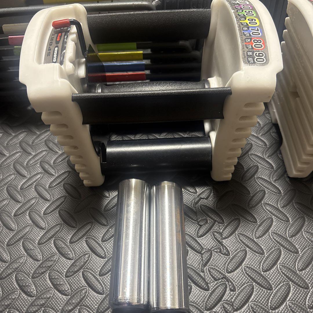 ①可変式ダンベル40kg 2個セット