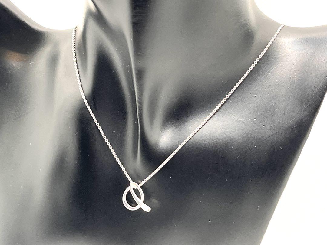 c131 美品 ティファニー アルファベット「a」イニシャル「A