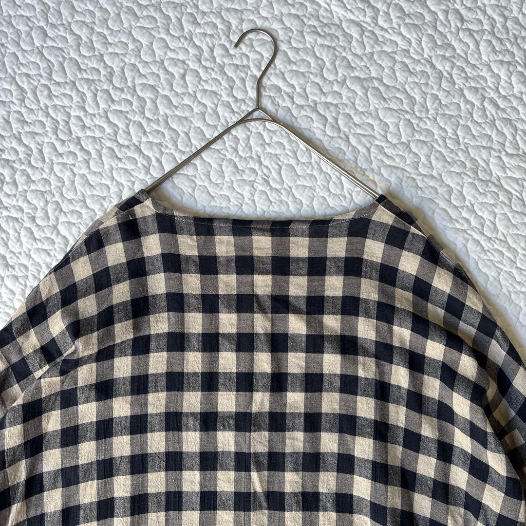 【最終底値】ichi Antiquités ロングワンピース シャツワンピース