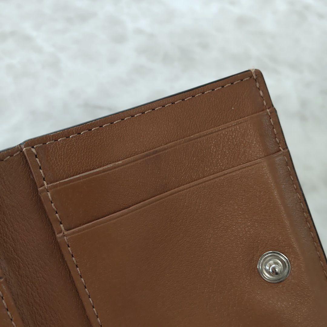 ANP11 ロエベ 極美品 アナグラム トライフォールドウォレット