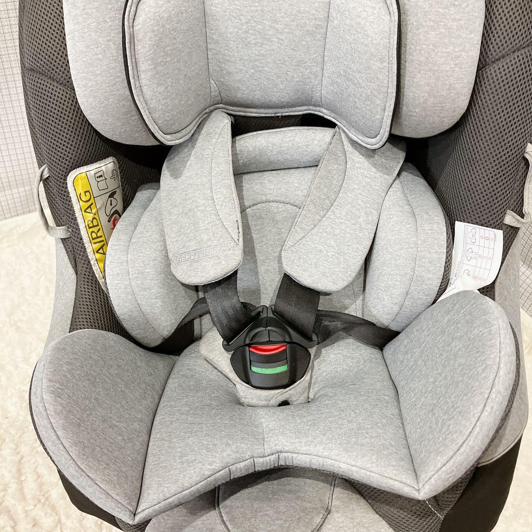 即日発送 Aprica チャイルドシート クルリラ ISOFIX ac グレー