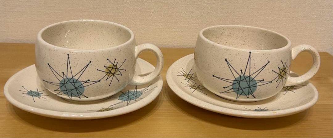 MCM ミッドセンチュリー Franciscan フランシスカン スターバースト目立った傷や汚れなし